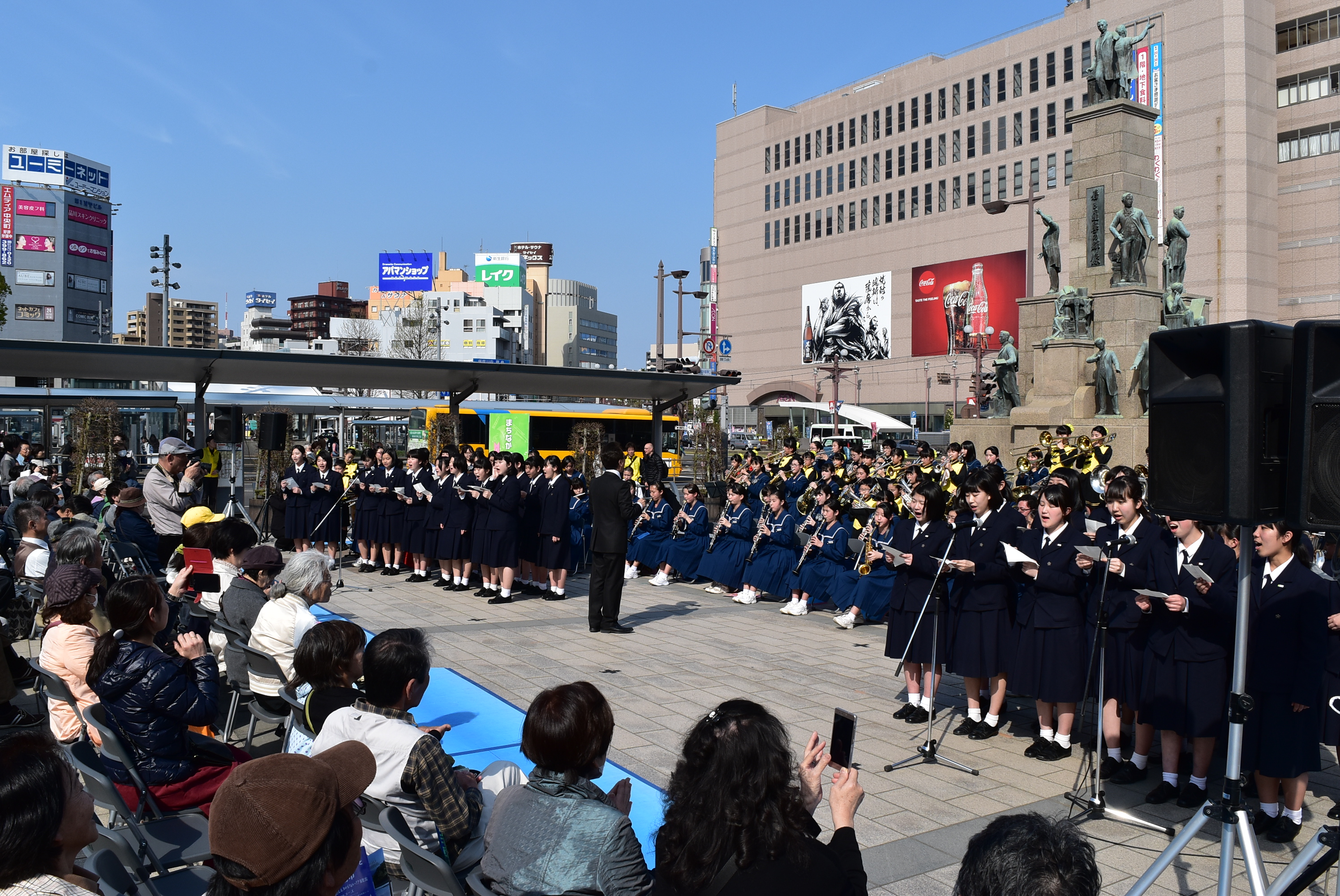 レポート「まちなか音楽ステージ2018 ～青春のはばたき～」