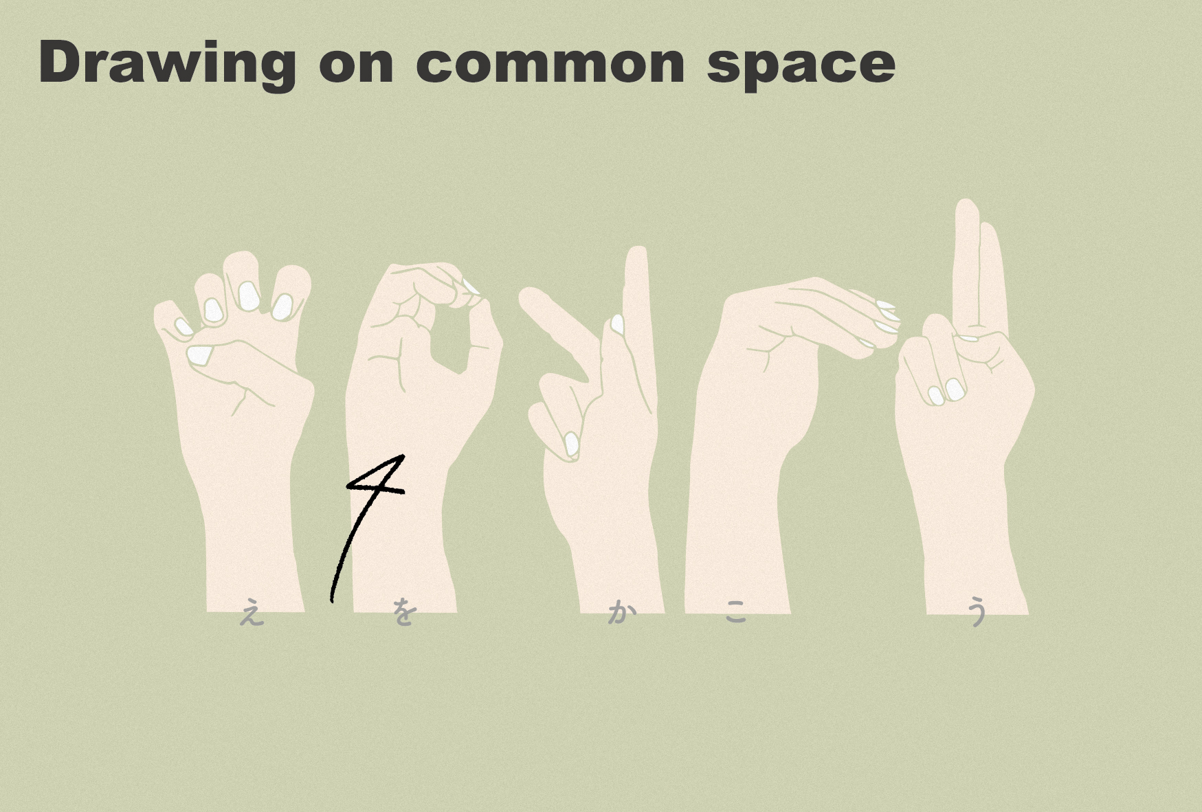 Drawing on common space