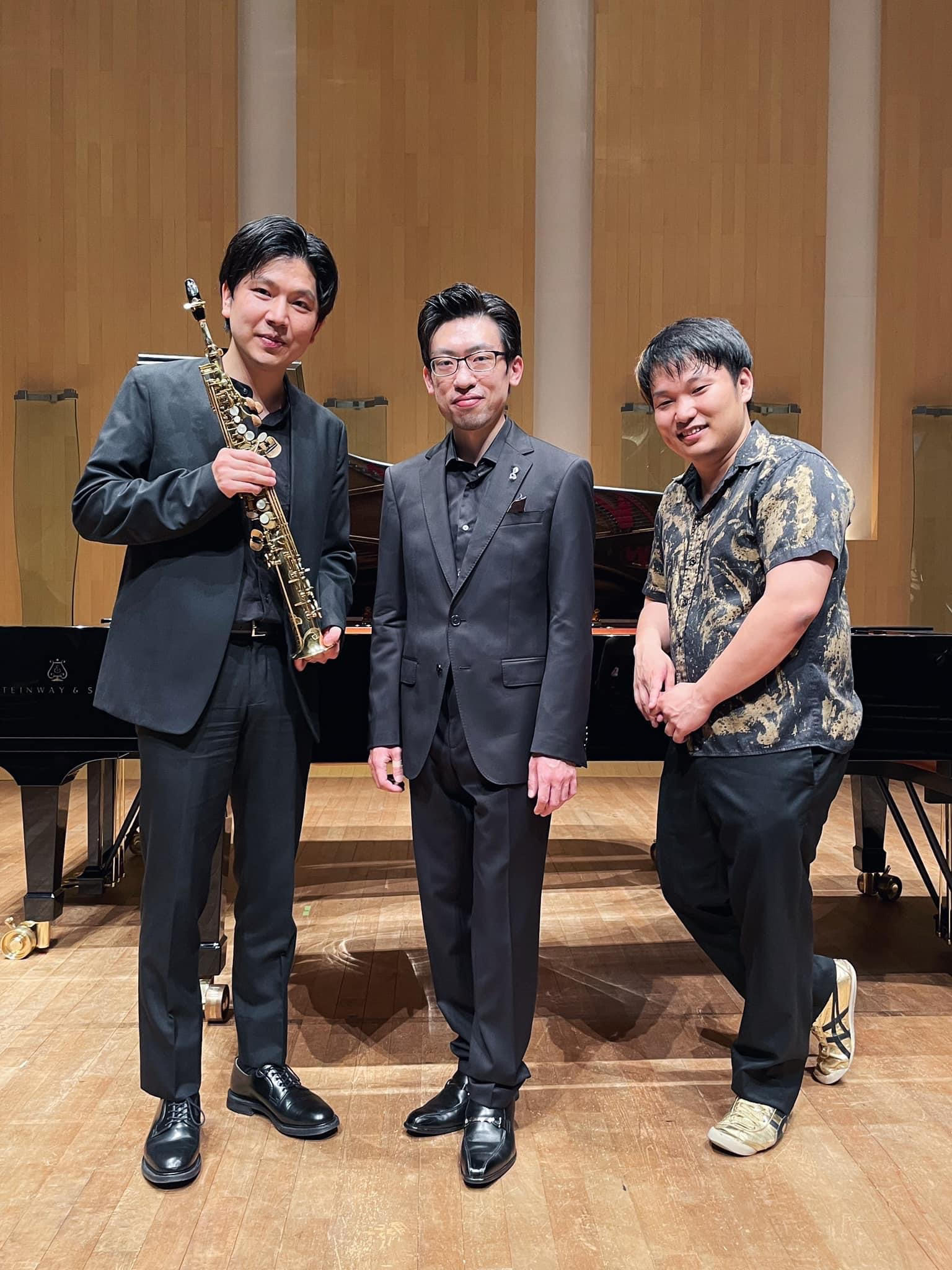 中野翔太＆松永貴志＆田中拓也　２台ピアノとサクソフォン トリオコンサート